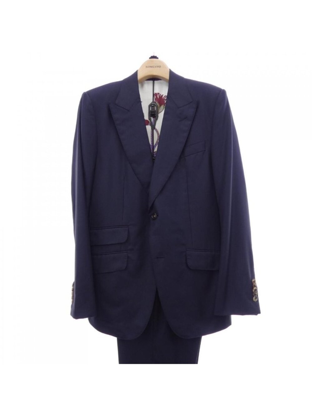 Gucci Zaaex Suit Navy
